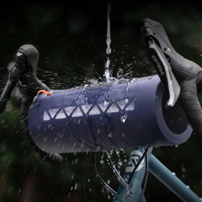 5. Rockbros AS-144 ROAD TO SKY handlebar bicycle bag, waterproof, 4 l - blue