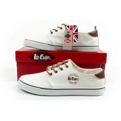 10. Lee Cooper men's sports shoes sneakers fashionable white comfortable