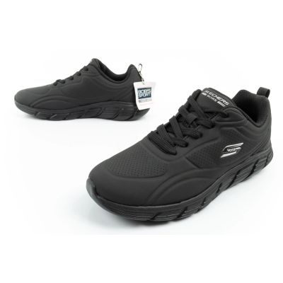 8. Skechers Bobs B Flex women's sports sneakers fashionable black