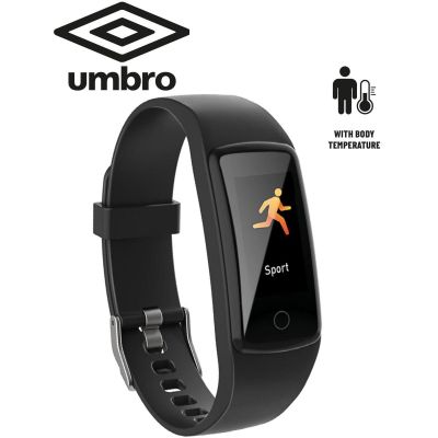 5. BLACK UMBRO MONITORING WATCH BRACELET CLASSIC CLASP