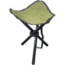 FISHING CHAIR TOURIST FOLDING STOOL GREEN 29x29x35CM