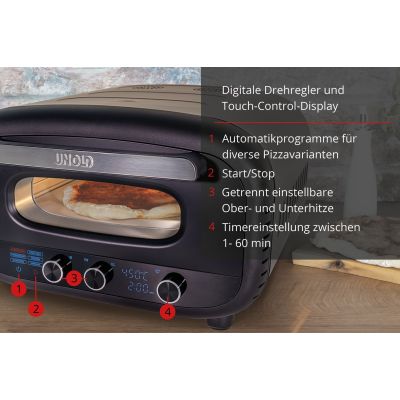 4. Unold 68805 Pizza Maker 1 Pizza(s) 1700 W Black