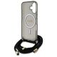 6. Guess Crossbody Cord Script MagSafe iPhone 16 Case - Black