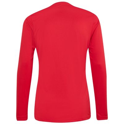 3. adidas Entrada 26 Long Sleeve Jersey Men's T-Shirt Red KF5847