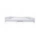 3. Washer-dryer combination with drawer and belt, white