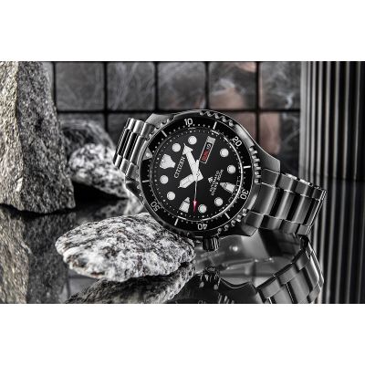 6. CITIZEN Promaster Mechanical Diver Men's Watch NY0145-86E + BOX