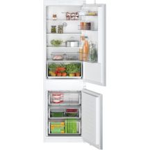 BOSCH KIN86NSE0 built-in fridge freezer with bottom freezer, 177.2 x 54.1 cm, sliding hinge, NoFrost
