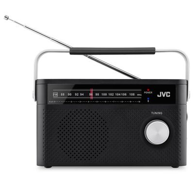 3. JVC Portable Radio RA-E315B Black
