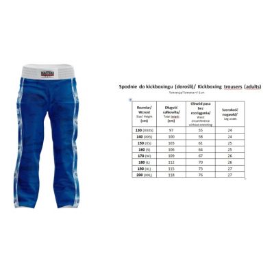 6. Kickboxing pants MASTERS SKBP-M (WAKO APPROVED)