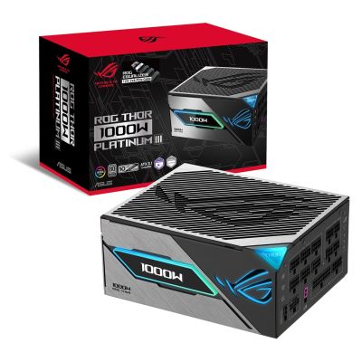 8. ASUS ROG -THOR-1000P3-GAMING-E Power Supply Module 1000 W 20+4 pin ATX ATX Black