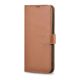 3. iCarer Haitang Leather Wallet Case Leather Case for Samsung Galaxy S22 + (S22 Plus) Wallet Housing Cover Brown (AKSM05BN)