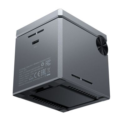 4. Acefast E18 Rubik's Cube 3 in 1 Inductive Charger - Black