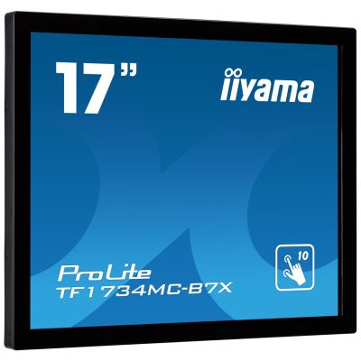 iiyama TF1734MC-B7X computer monitor 43.2 cm (17") 1280 x 1024 px SXGA LED Touchscreen Black