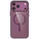 3. Tech-Protect Magmat Magsafe CC Case for iPhone 17 Pro / 18 Pro - Transparent Burgundy