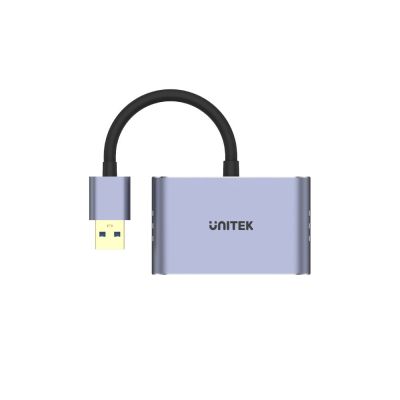 3. UNITEK V1304A Cable Adapter 0.15m USB Type-A HDMI + VGA (D-Sub) Gray