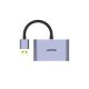 3. UNITEK V1304A Cable Adapter 0.15m USB Type-A HDMI + VGA (D-Sub) Gray