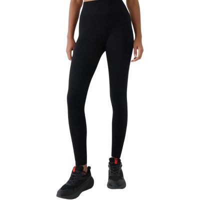 Women's leggings 4F FNK F420 deep black 4FWSS26TFTIF420 20S