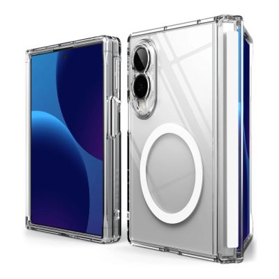 4. Ringke Fusion Flap Magnetic MagSafe Case for Samsung Galaxy Z Fold 8 - Clear