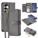 11. Dux Ducis Lawa Leather Case for Samsung Galaxy S25+ with Detachable Magnetic Wallet - Gray