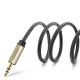 7. Ugreen cable audio cable mini jack 3.5 mm - 2 x jack 6.35 mm 1m gray (AV126)
