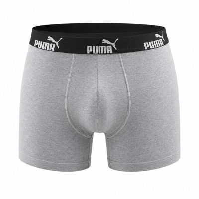4. Puma Men's Boxershorts 6-Pack Black Green Gray Boxer Briefs