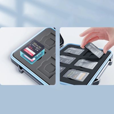 8. Black Memory Card Case for 2.5" SSD, 2.5" HDD, M.2 SSD, SD Card, Micro SD Card, CompactFlash Card and Card Readers