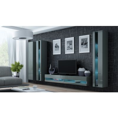 3. TV cabinet VIGO NEW '180' 30/180/40 white/gray