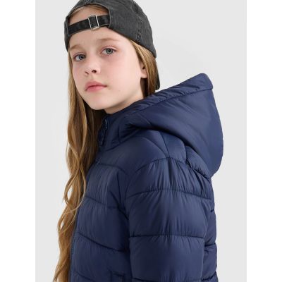 5. Children's down jacket with synthetic filling, unisex, 4F 4FJRAW25TDJAU0804-31S