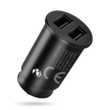 EVERACTIVE CAR CHARGER 2X USB BLACK + CC-25C CABLE