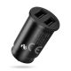 EVERACTIVE CAR CHARGER 2X USB BLACK + CC-25C CABLE