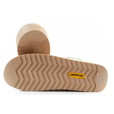 9. Women's winter snow boots D.Franklin fashionable fur insulated ankle boots beige green