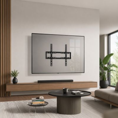 5. MACLEAN TV MOUNT / HANGER 37-86'' MACLEAN TV MOUNT / HANGER, MAX VESA 600X400, 37-86", UP TO 45KG, BLACK, TILT ADJUSTMENT