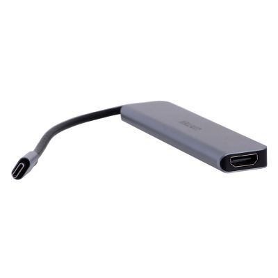 UNITEK HUB USB-C 7IN1, HDMI 4K, PD 100W, 5GBPS, ALU