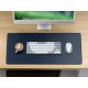 6. Satechi Premium Desk Mat in Vegan Leather (Blue)