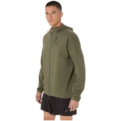 2. Asics FujiTrail Elite Waterproof Jacket 2011D265-301 Green L