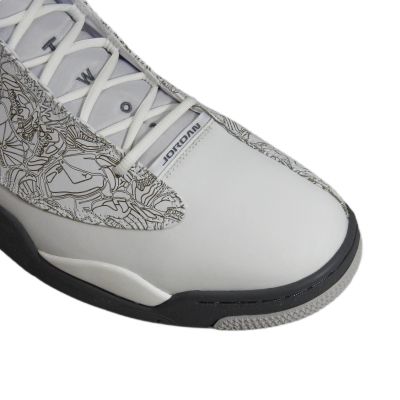 5. Air Jordan Dub Zero Men's White Sneakers - 311046-107