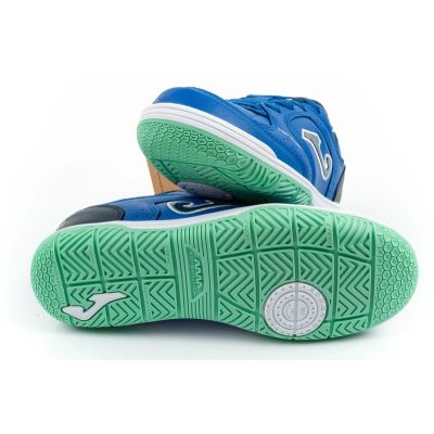 9. Joma Top Flex 2604 indoor football shoes for kids, blue