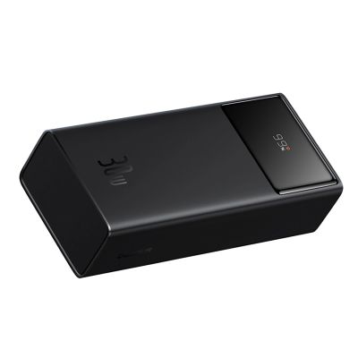 6. Baseus Star-Lord 30000mAh 30W Powerbank with Display and Baseus Simple USB-A - USB-C 3A 30cm Cable - Black
