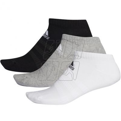 2. Adidas Cushioned Low 3PP DZ9383 socks