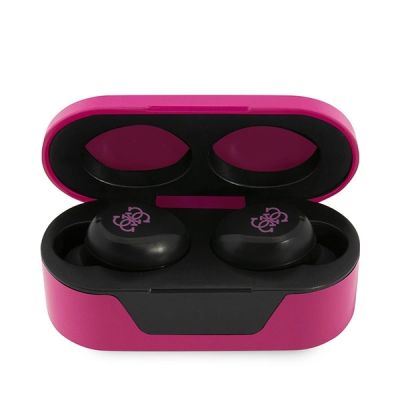 2. Guess GUTWST31EM TWS Bluetooth headphones + magenta docking station