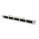 7. Digitus ISDN Patch Panel 19" 50x RJ45 (8P4C), LSA level, cat.3, unshielded, 1U, gray