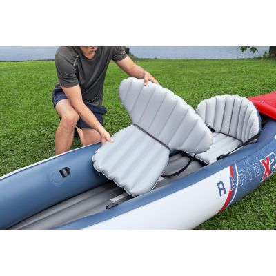 10. Bestway 65077/25 Sport Kayak 1 Person Multicolor Acrylonitrile Butadiene Styrene Copolymer (ABS), Aluminum, Polypropylene (PP), Polyvinyl Chloride (PVC) Inflatable Kayak