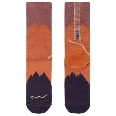 2. BUFF Merino Lightweight Crew Socks 137796221 Brown 36–38