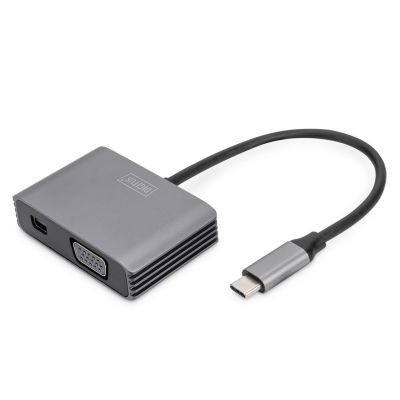 USB Type C to miniDisplayPort/VGA 4K 30Hz UHD Graphics Adapter Cable 0.2m