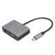 USB Type C to miniDisplayPort/VGA 4K 30Hz UHD Graphics Adapter Cable 0.2m