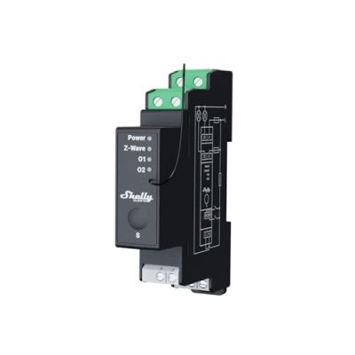 4. Shelly Qubino Wave Pro 2PM Power Relay Black