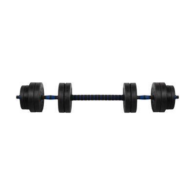 7. Bituminous adjustable dumbbell with connector 1x20kg Rebel Active