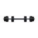 7. Bituminous adjustable dumbbell with connector 1x20kg Rebel Active