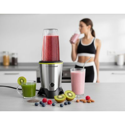 20. Esperanza MASTER EKM028 sports blender (1000W; black and silver)