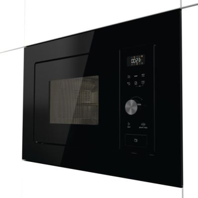 16. Black Gorenje BM201AG1BG microwave oven, with grill, built-in, 20 l, 800 W